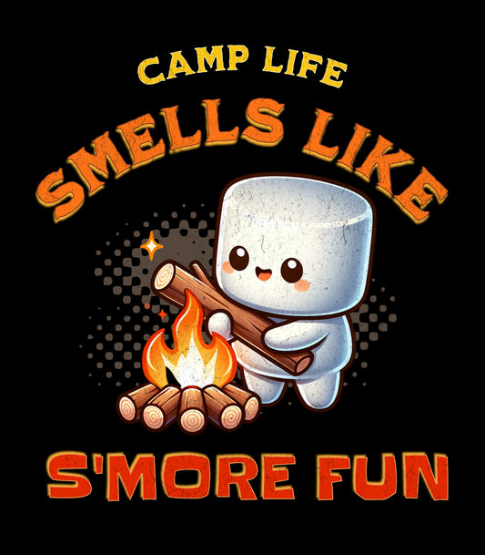 Camp Life Smells Like S’More Fun Tee