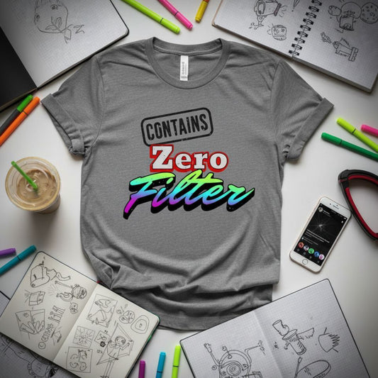 Contains: Zero Filter - Unisex classic tee